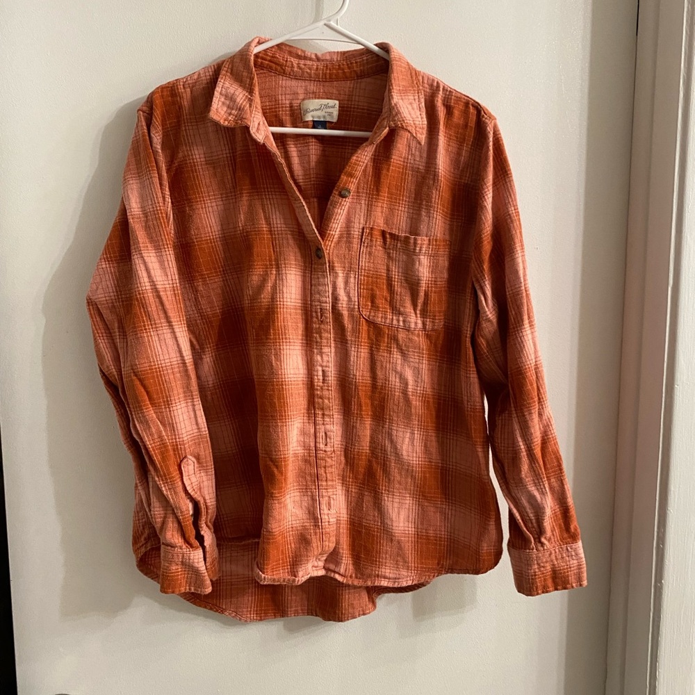 Universal Thread peach cotton button down size large